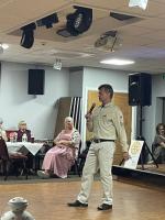 'Elvis' (AKA Darren) performing